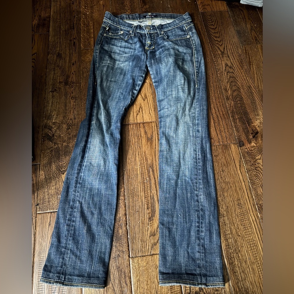 Rock & Republic Dark Blue Straight Leg Denim Jeans